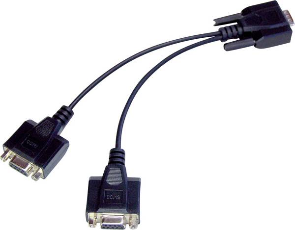 Kern CFS-A04 CFSA04 Y-kabel voor de parallelle aansluiting van twee eindapparaten op de RS-232-data-interface van de weegschaal