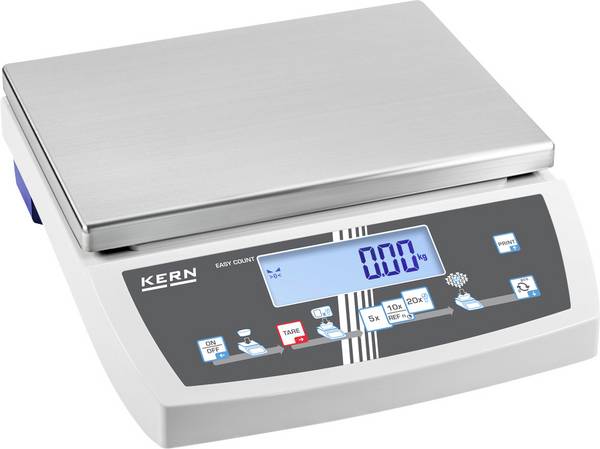 Kern CKE 16K0.1 CKE 16K0.1 Telweegschaal  Weegbereik (max.) 16 kg Resolutie 0.1 g werkt op stekkernetvoeding Zilver