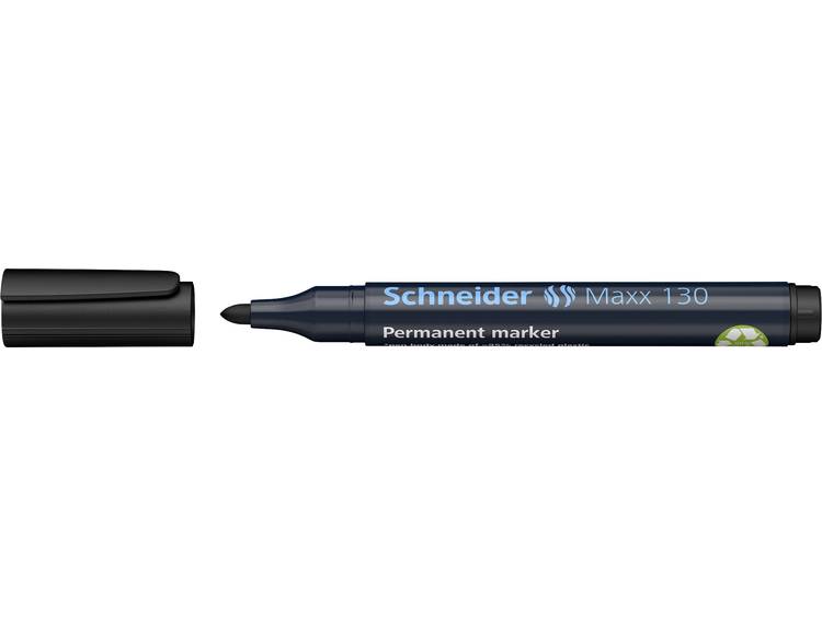 Viltstift Schneider 130 rond zwart 1-3mm