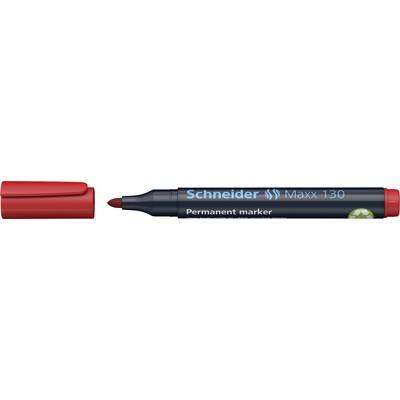 Schneider Maxx 130 113002 Permanent marker Rood Watervast: Ja 