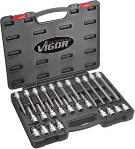 Conrad Vigor V1918 Dopsleutel-bitinzetset 1/2" (12.5 mm) 26-delig aanbieding