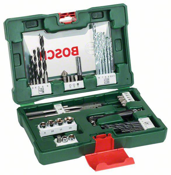 Bosch V-Line Schroevendraaier en Boorset 41 Stuks - Voor Hout, Metaal, Steen (2607017316)