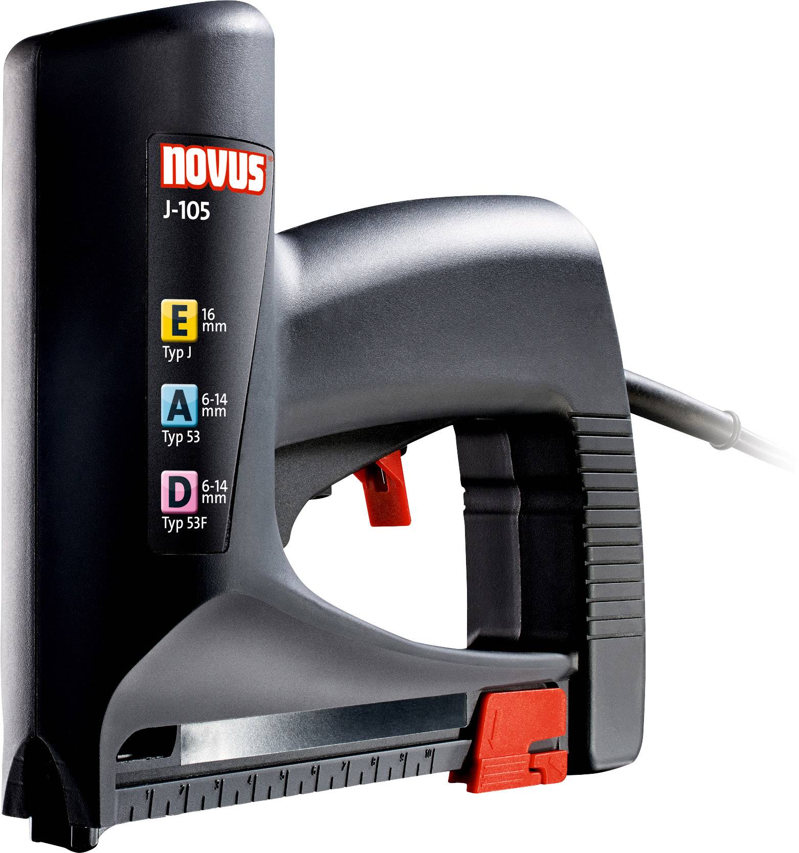 Novus Office J-105 106441000 Elektrisch nietpistool Type niet Type 53F, Type 53, Type 11, Type 37 Lengte nieten 6 - 14 m-0