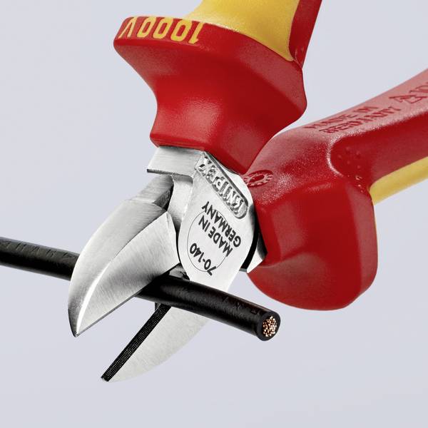 Knipex  70 06 140 VDE Zijkniptang Met facet 140 mm