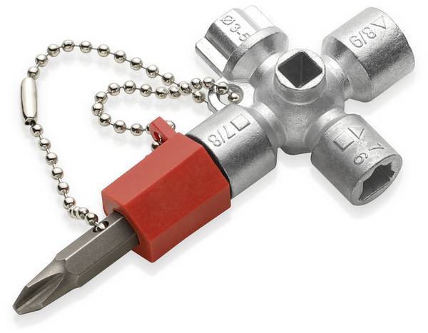 Knipex 00 11 02 Schakelkastsleutel mini Schakelkastsleutel 1 stuk(s)