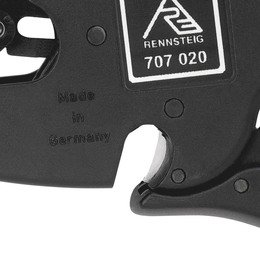 Etiketteermachine met opschrift 'Made in Germany' en een merklogo.