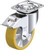Blickle LK-ALTH 125K-1-FI Zwenkwiel met rem Wieldiameter: 125 mm Draagvermogen (max.): 350 kg 1 stuk(s)