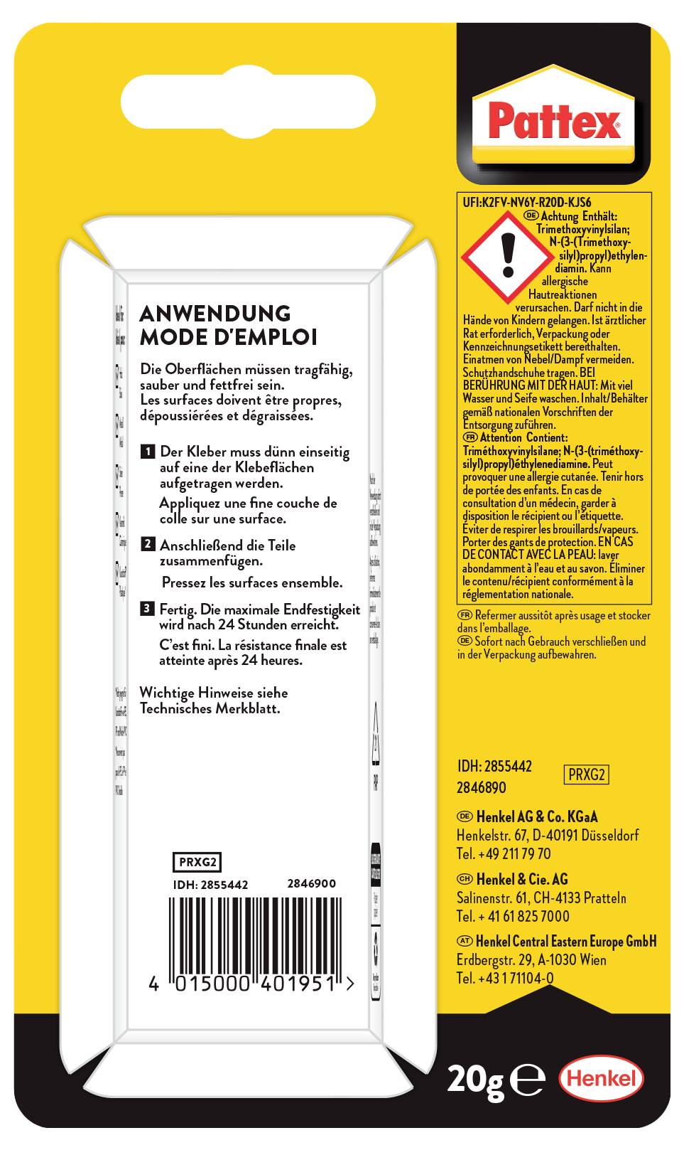 Pattex REPAIR EXTREME Kunststoflijm PRXG2 20 g-2