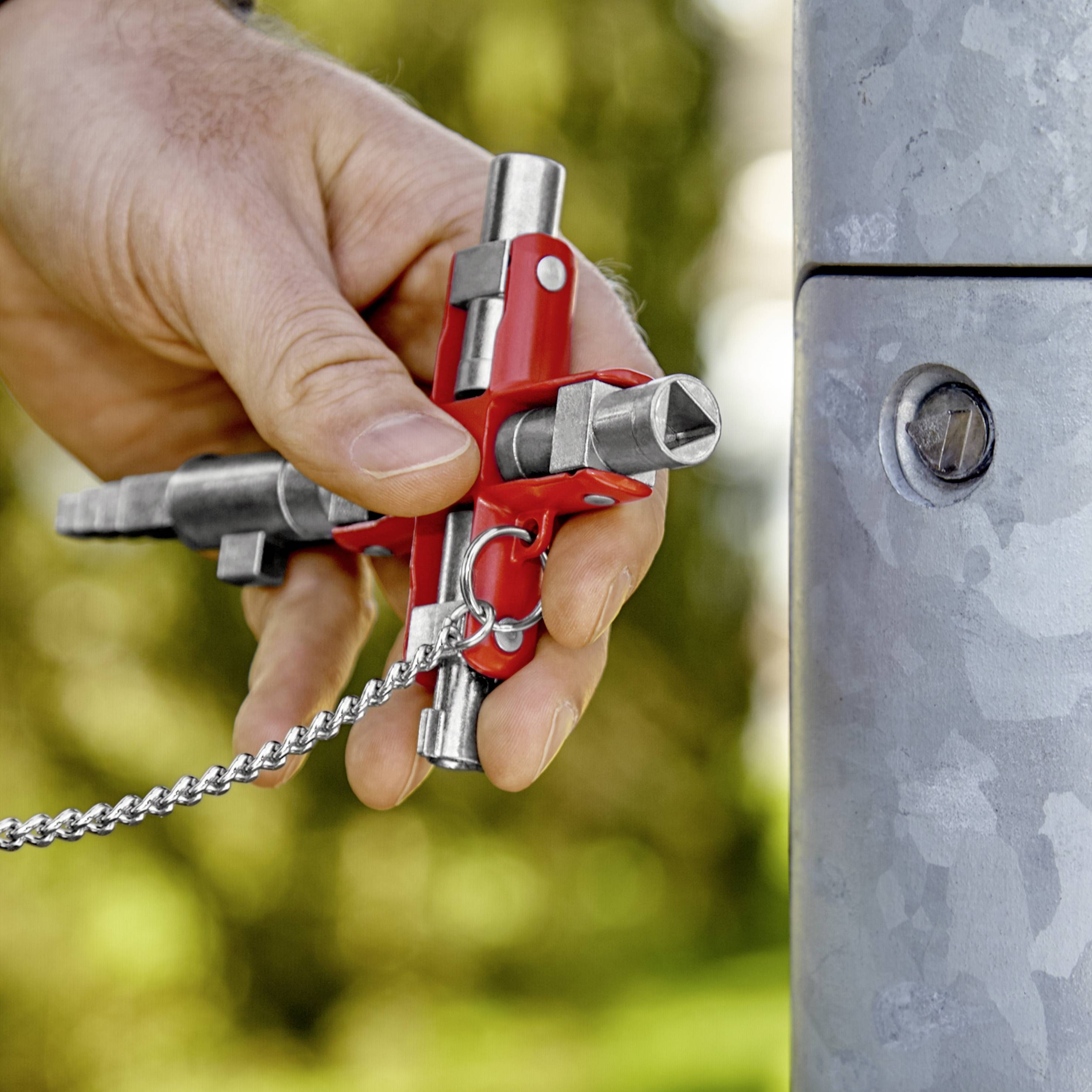 Knipex 00 11 06 V01 Universele sleutel "Bouw" Schakelkastsleutel 1 stuk(s)