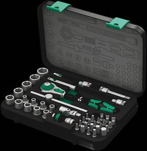 Conrad Wera 8100 SA 2 Zyklop 05003533001 Dopsleutelset Metrisch 1/4" (6.3 mm) 42-delig aanbieding