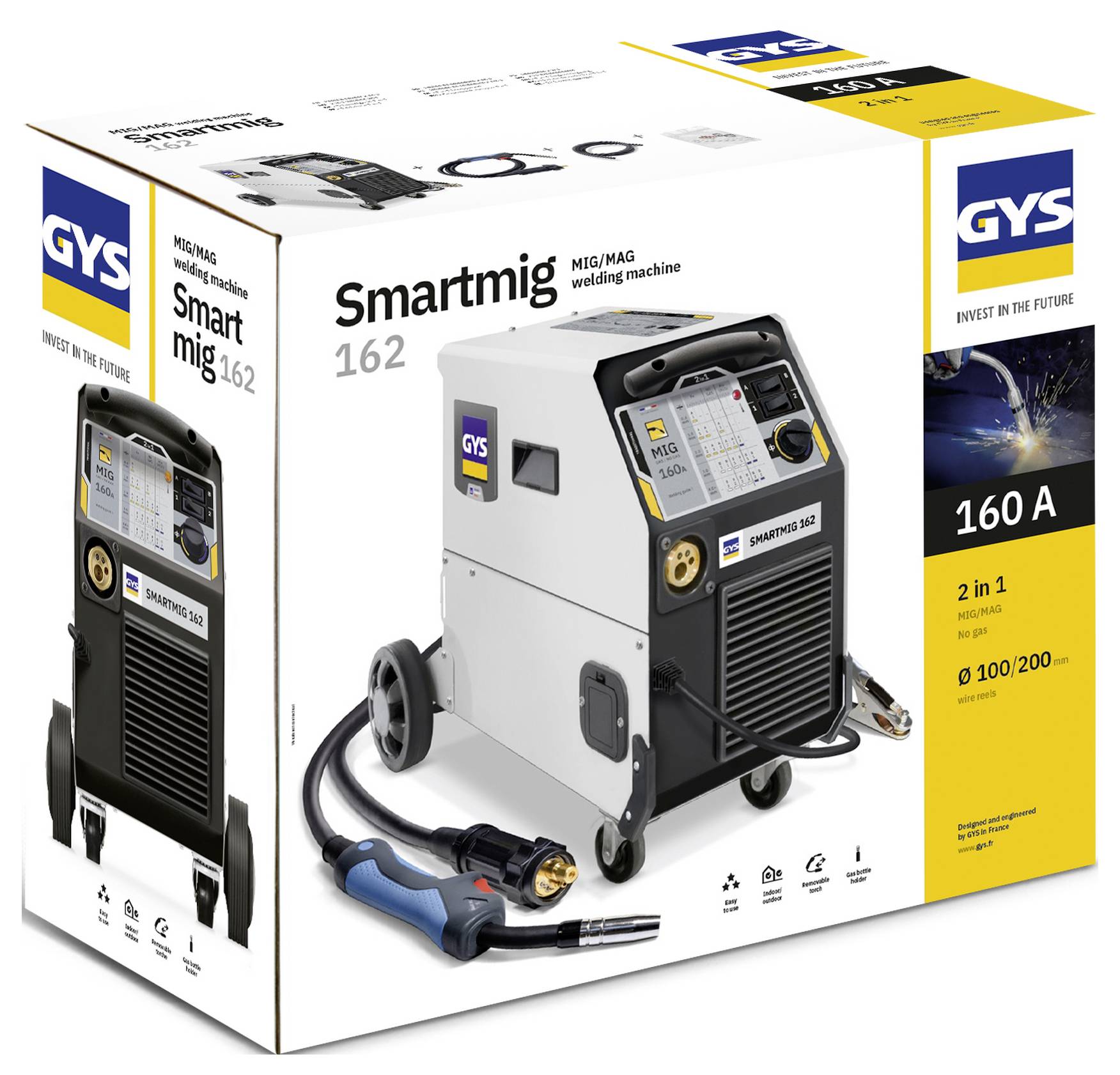 GYS SMARTMIG 162 MIG/MAG-lasapparaat 30 - 160 A-6