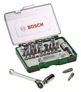 Conrad Bosch Accessories Promoline 2607017160 Dopsleutelset Metrisch 1/4" (6.3 mm) 27-delig aanbieding