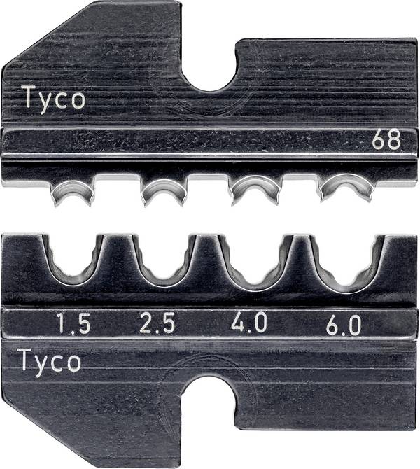 Knipex  97 49 68 Krimpinzetstuk Solar-connectoren Geschikt voor tangen Solarlok (Tyco) 1.5 tot 6 mm²   Geschikt voor merk Knipex 97 43 200, 97 43 E, 97 43 E AUS, 97 43 E UK, 97 43 E US
