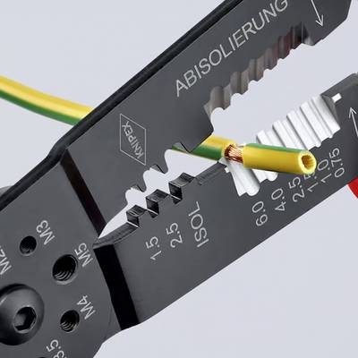 Knipex 97 22 240 Krimptang Geïsoleerde kabelschoenen, Geïsoleerde connectoren (male) 0.75 tot 6 mm²-2