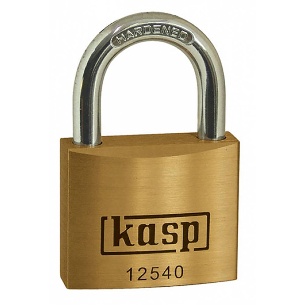 Kasp K12540A1 Hangslot 40 mm Gelijksluitend Goud-geel Sleutelslot
