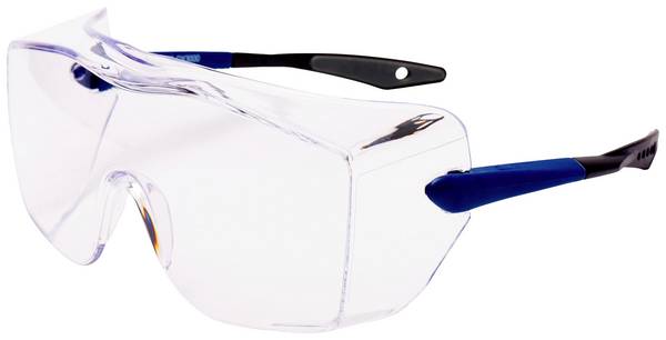 3M AOSAFETYOX OX3000B Veiligheidsbril  Blauw, Zwart EN 166-1 DIN 166-1