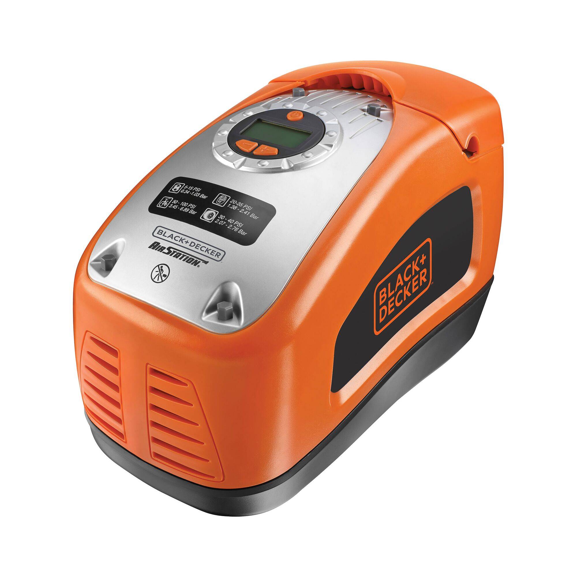 Black & Decker ASI300-QS Compressor 11 bar Dubbele kop, Digitaal display, Automatische afschakeling-0