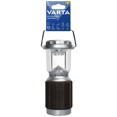Varta 16664101111 XS Camping Lantern Campinglantaarn LED  24 lm werkt op batterijen 271 g Zwart, Zilver