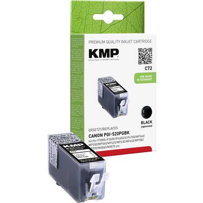 KMP Inktcartridge vervangt Canon PGI-520PGBK Compatibel  Zwart C72 1508,0001