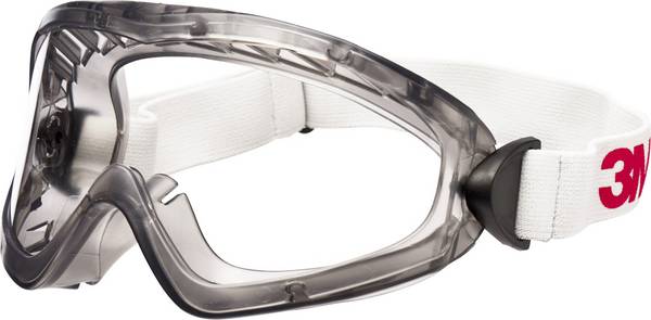 3M  2890S Ruimzichtbril Met anti-condens coating, Met anti-kras coating, Incl. UV-bescherming Grijs