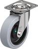 Blickle LEX-POEV 125KAD-SG (LEX-POEV 125KD-SG) Zwenkwiel Wieldiameter: 125 mm Draagvermogen (max.): 150 kg 1 stuk(s)
