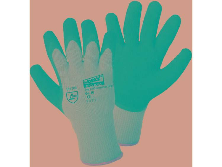 Griffy 1493 Gletscher-grip gebreide handschoen Gr.8 100% Acryl mit latex-opdruk
