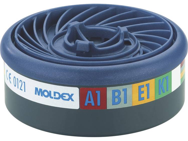 Moldex, 940001, Gasfilter EasyLock, Filterklasse-Beschermingsklasse: A1B1E1, 10 St.