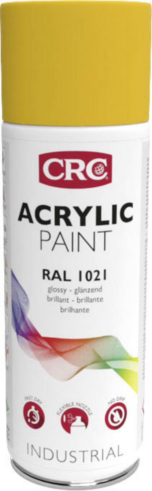 CRC  11679-AA Acryllak Koolzaadgeel RAL-kleurcode 1021 400 ml