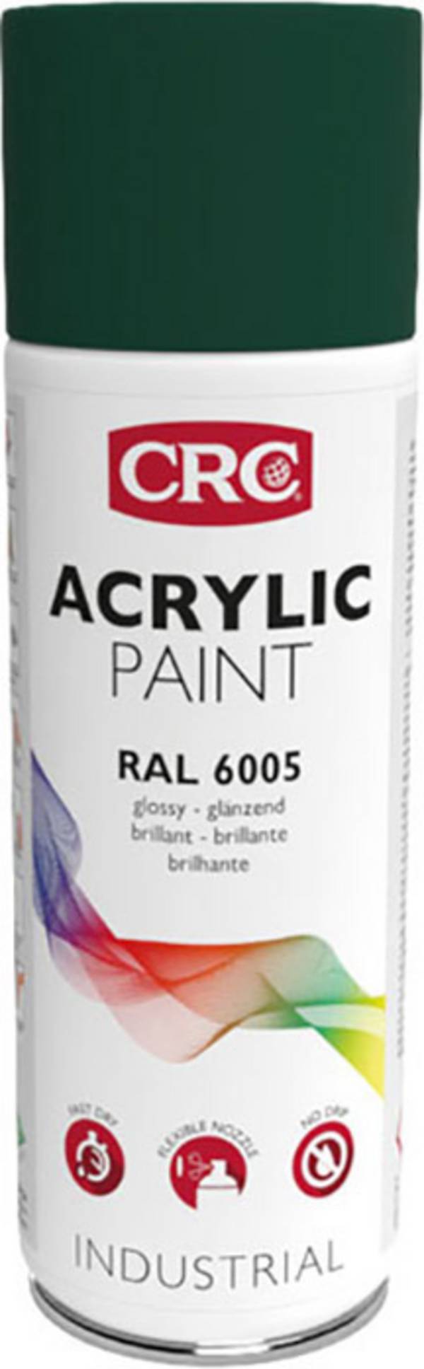 CRC ACRYLIC PAINT 31077-AA Acryllak Mosgroen RAL-kleurcode 6005 400 ml