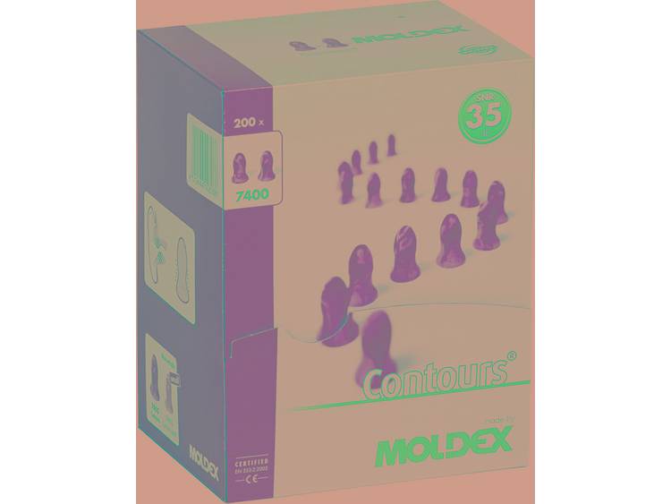 Moldex 740001 Oordopjes Contours voor eenmalig gebruik 35 dB 200 paar