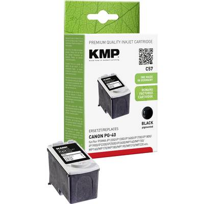KMP Inktcartridge vervangt Canon PG-40 Compatibel  Zwart C57 1500,4001
