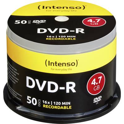 Intenso 4101155 DVD-R disc 4.7 GB 50 stuk(s) Spindel 