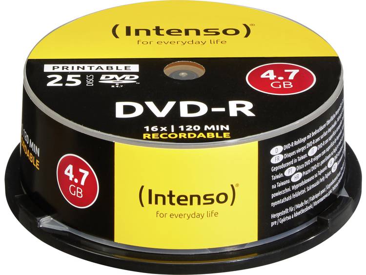 Intenso DVD-R 4.7GB, Printable, 16x (4801154)