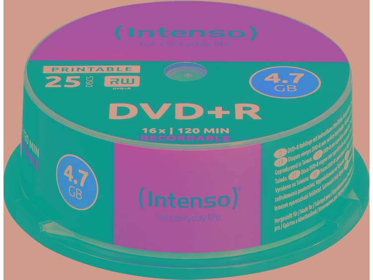 Intenso DVD+R 4.7GB, Printable, 16x (4811154)