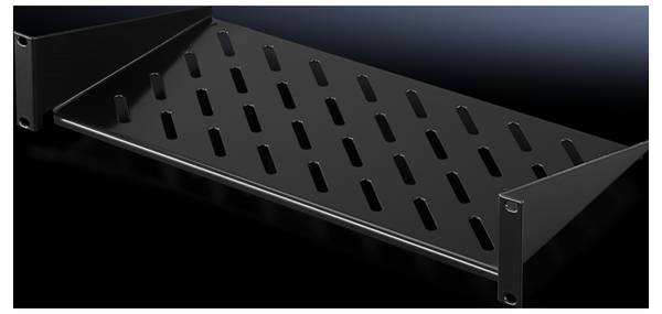 Rittal 5501.625 19 inch  Apparaatbodem voor patchkast  2 HE  Vast inbouw Geschikt voor kastdiepte: vanaf 450 mm Zwart
