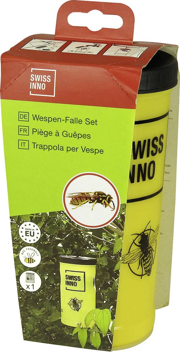 Swissinno Natural Control Outdoor 1 343 001K Wespenval Lokstof   Geel 1 stuk(s)