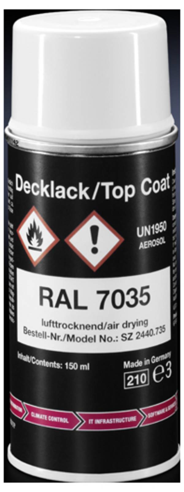 Rittal SZ 2440.735 Lak Spuitbus Grijs-wit (RAL 7035) 150 ml