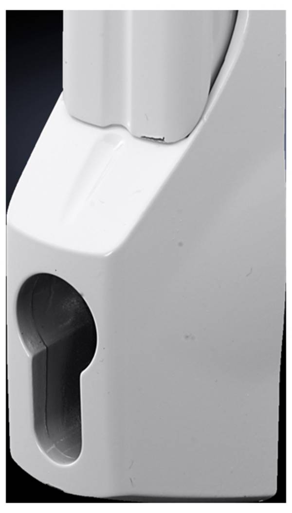 Rittal DK 7705.120 Comfortabele handgreep Voor profielcilinder Grijs-wit (RAL 7035) 1 stuk(s)