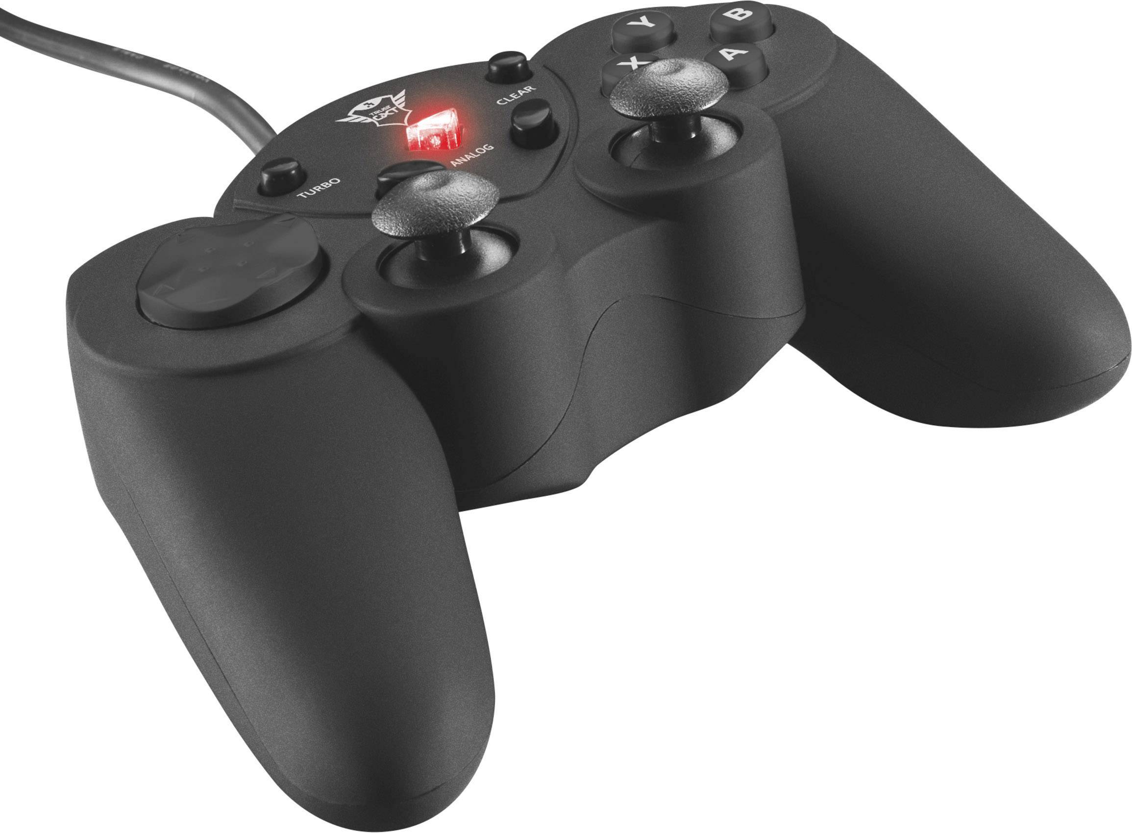 Trust GXT 24 Compact Gamepad Gamepad PC Zwart Conrad.nl