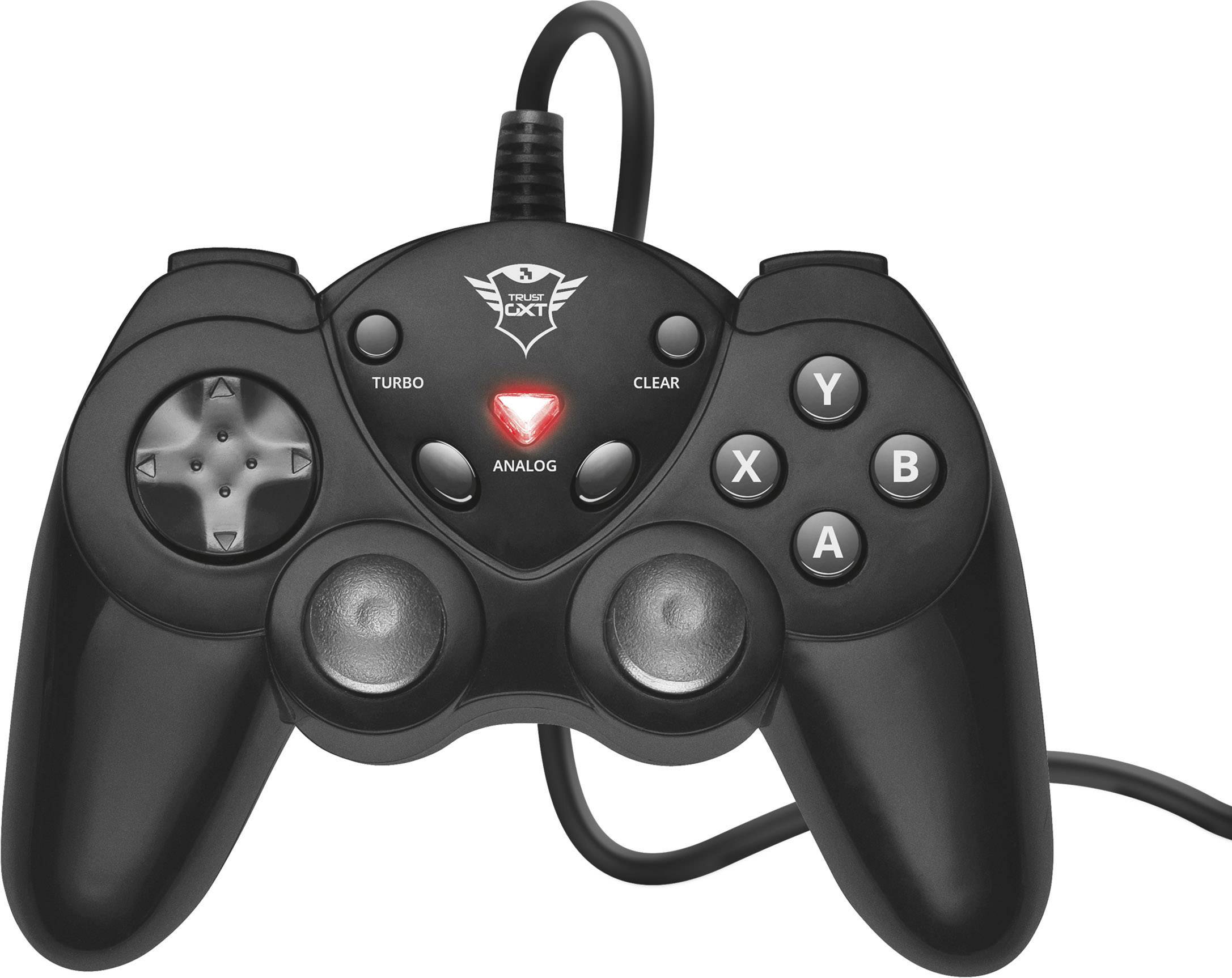 Trust GXT 24 Compact Gamepad Gamepad PC Zwart Conrad.nl