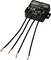 Een schemerschakelaar van Kemo met vier kabels voor aansluiting. Geschikt voor 12-28V gelijkstroom. Behuizing met bevestigingsoog.