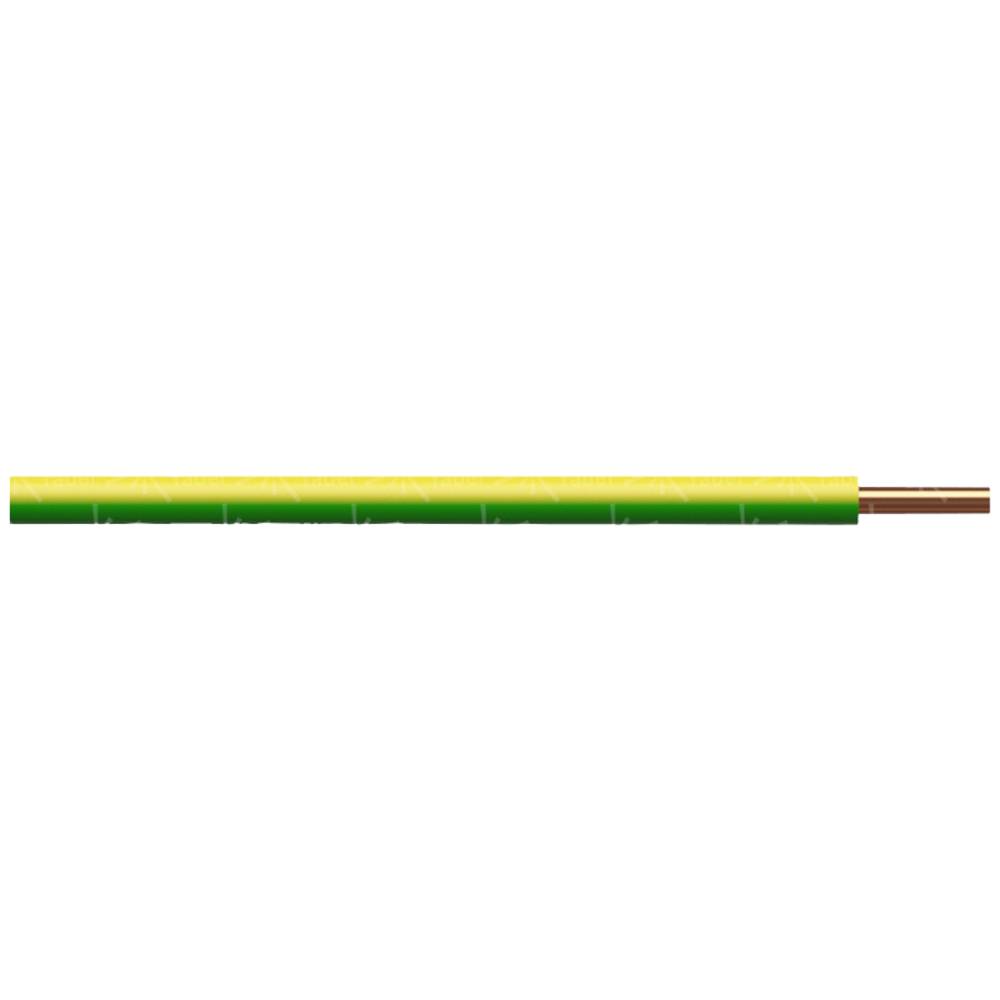 Faber Kabel 040126 Schakeldraad H07V-U 1 x 6 mm² Groen, Geel per meter