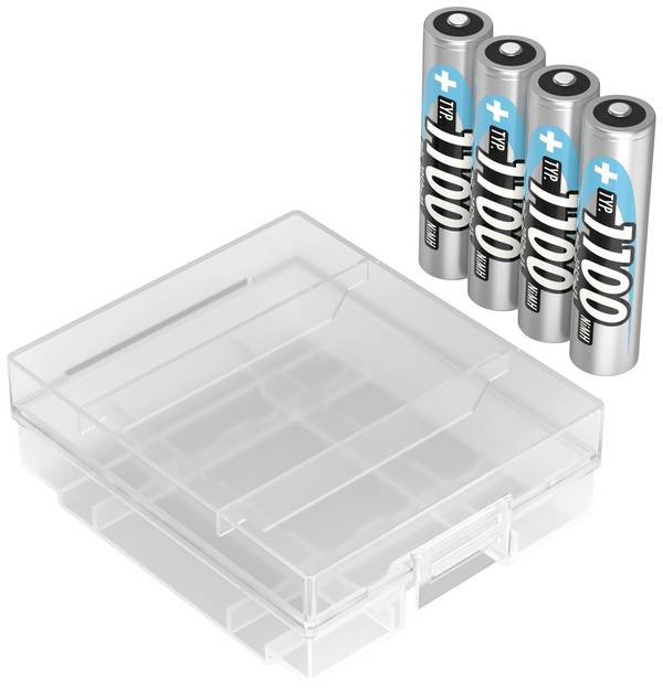 Ansmann HR03 +Box Oplaadbare AAA batterij (potlood) NiMH 1050 mAh 1.2 V 4 stuk(s)