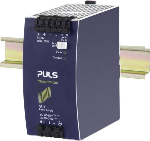 PULS QS10.241-D1 DIN-rail netvoeding  24 V/DC 10 A 240 W Aantal uitgangen:1 x  Inhoud 1 stuk(s)