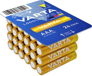 Conrad Varta LONGLIFE AAA Big Box 24 AAA batterij (potlood) Alkaline 1200 mAh 1.5 V 24 stuk(s) aanbieding