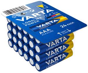 Conrad Varta LONGLIFE Power AAA Big Box 24 AAA batterij (potlood) Alkaline 1.26 Ah 1.5 V 24 stuk(s) aanbieding