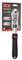 Verstelbare ratel met telescopische handgreep, verpakt op een displaykaart. Merknaam 'Facom', 1/2-inch aandrijving, zilver en zwart.