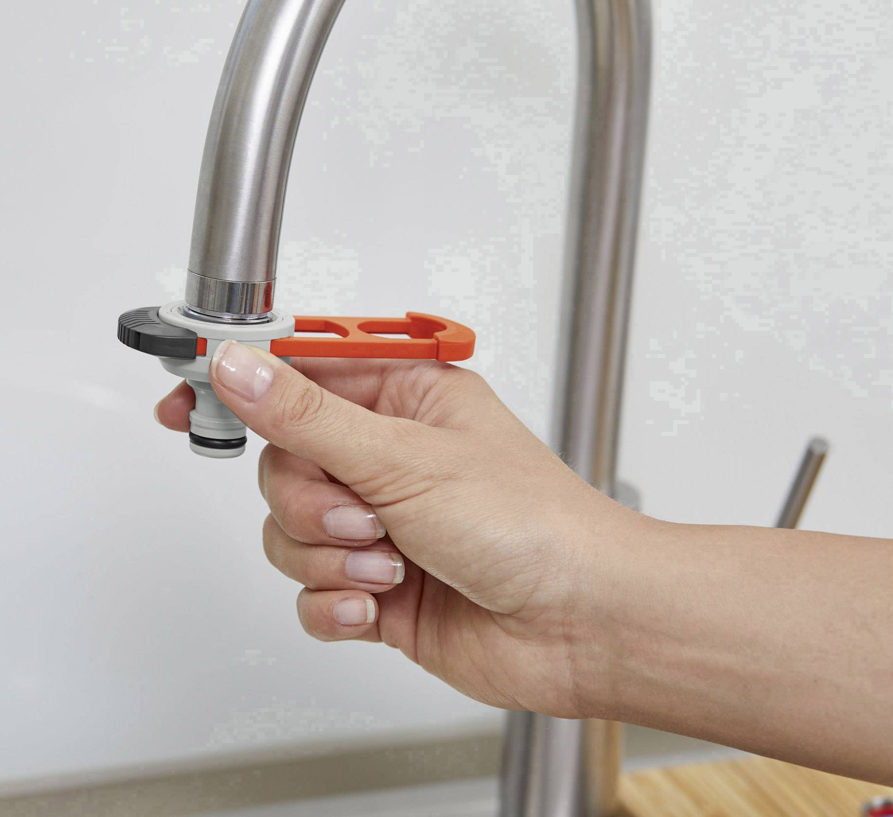 GARDENA 8187-20 Kunststof Kraanadapter M22 binnendraad, M24 buitendraad, Steekkoppeling-4