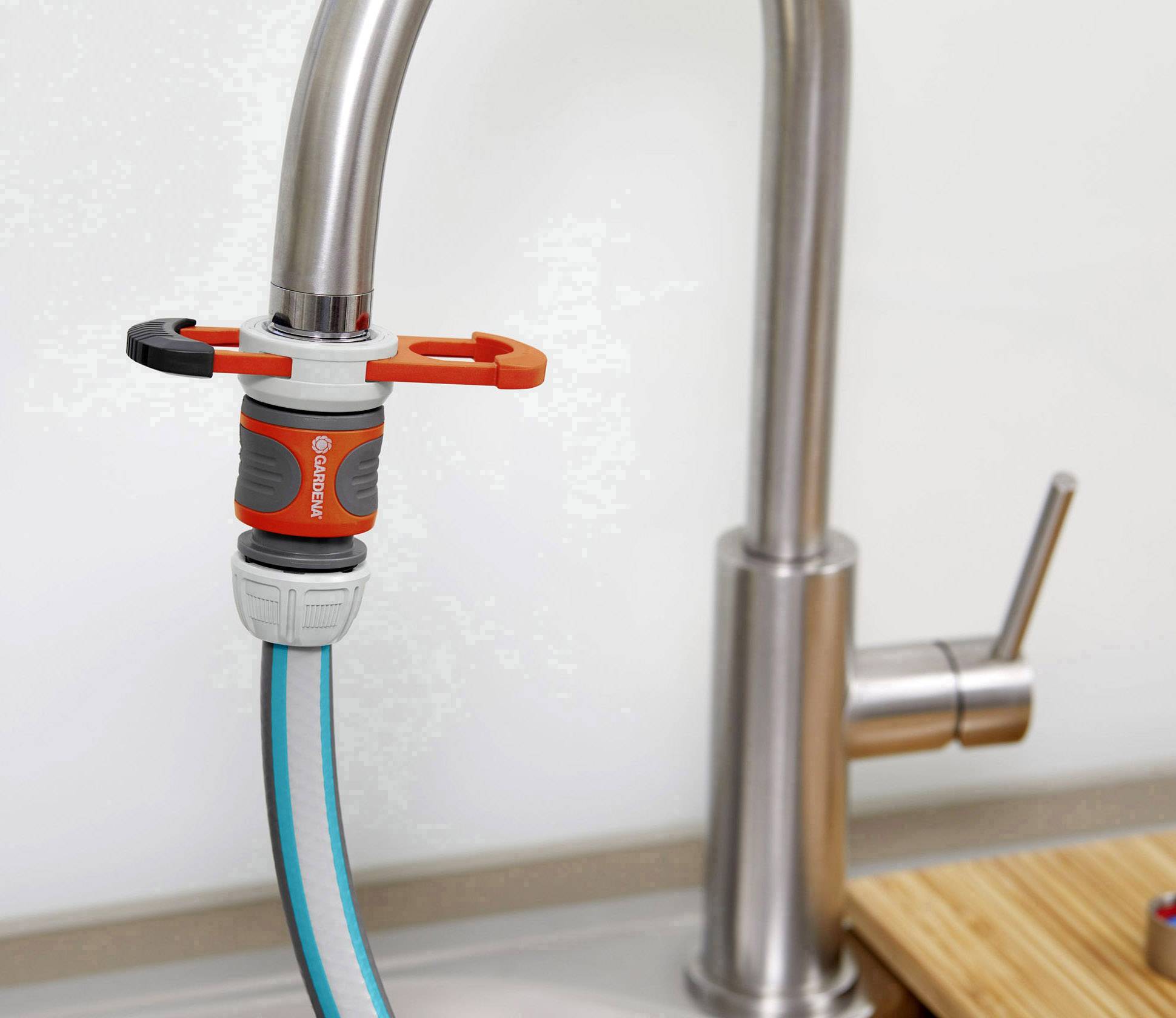 GARDENA 8187-20 Kunststof Kraanadapter M22 binnendraad, M24 buitendraad, Steekkoppeling-5