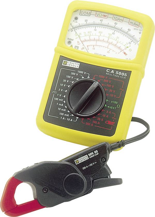 Chauvin Arnoux C.A 5005 + MN 89 Multimeter  Analoog  CAT III 600 V